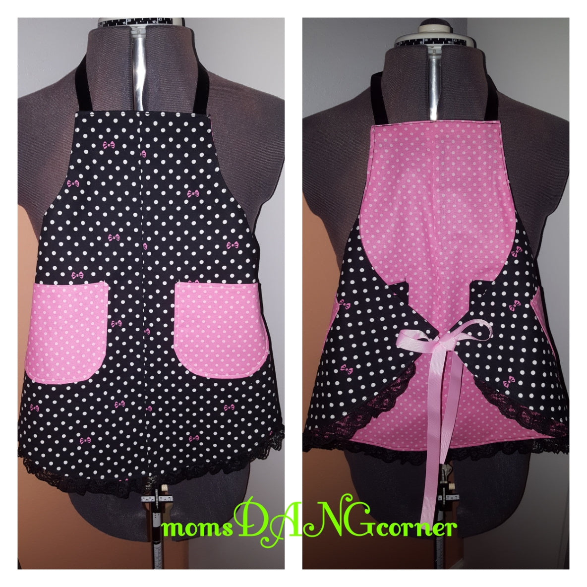 Minnie Mouse Bows Apron